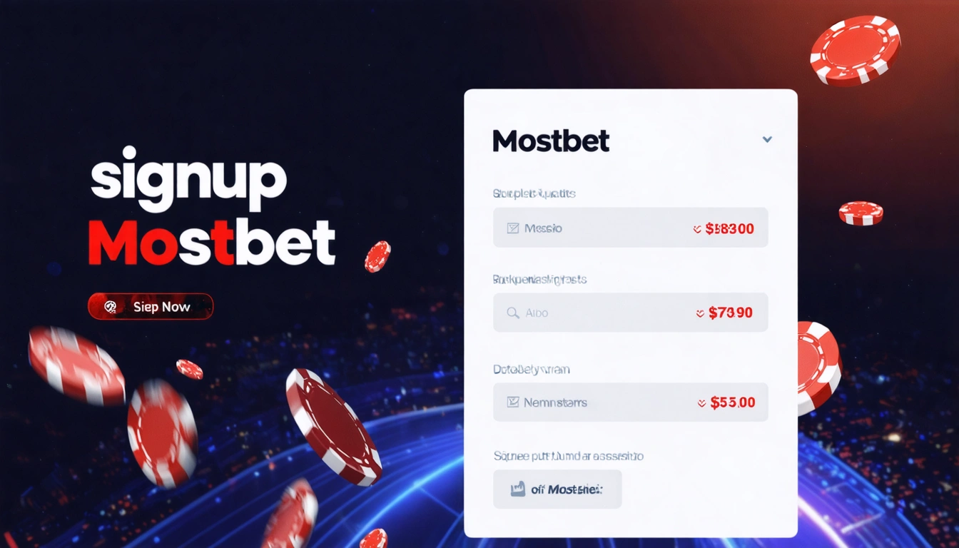 signup Mostbet